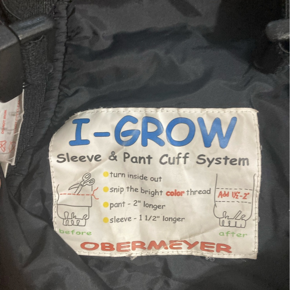 Obermeyer Black Kids Ski Bib Snow Pants - Picture 3 of 4
